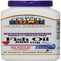 21st Century Fish Oil 1000 Mg Enteric Coated Softgels, 90-Count