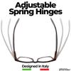 grinderPUNCH Blue Light Reading Glasses High Magnification Strong Reading Power Readers For Men Woman (Black 4.50) view 4