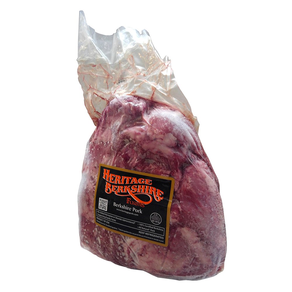 Heritage Berkshire Pork, American Kurobuta Cheeks, Frozen, 3 Count of 5 lb Each, 15 lb Case  Rich Marbling, Supple Texture, Perfect for Slow Cooking and Braising, Gourmet Quality