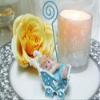 JenlyFavors Poly Resin Baby Shower Card Holder with Stroller Base Blue (12 Pieces) view 1