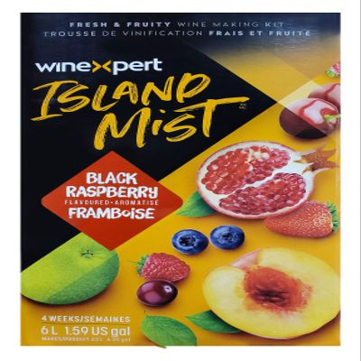 Island Mist Black Raspberry Merlot Wine Kit by Winexpert by Southern Homebrew