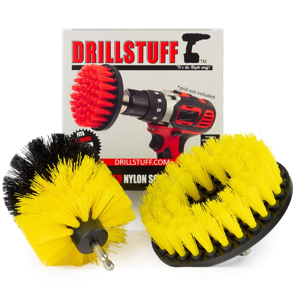 Bathroom, Shower, Tub,Tile and Grout Ultimate Power Scrubber Multi-Purpose Brushes