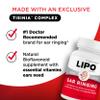 Lipo-Flavonoid Plus Tinnitus Relief - Doctor-Recommended for Ringing Ears - Clinically-Proven Lemon Bioflavonoid Complex with Vitamins C, B1, B2, B6, B12, & Calcium - 500 Caplets view 2