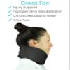 Vive Neck Brace for Neck Pain and Support for Women, Men - Cervical Collar - Soft Neck Brace for Pinched Nerve - Vertebrae Whiplash Wrap for Posture, Sleeping - Spinal Support and Spine Pressure view 3