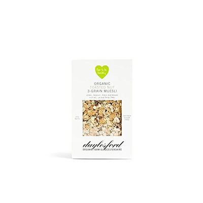 Daylesford Organic Toasted Nut 3-Grain Muesli 450G (Pack of 2)