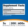 Nutricost Pure L-Citrulline (Base) Powder (600 Grams) view 2