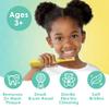 Brusheez Kids Electric Toothbrush Set - Safe & Effective for Ages 3+ - Parent Tested & Approved with Gentle Bristles, 2 Brush Heads, Rinse Cup, 2-Minute Timer, & Storage Base (Jovie The Giraffe) view 2