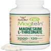 Magnesium L Threonate, Magtein, Sleep and Cognitive Support  High Absorption  Most Bioavailable Form of Magnesium  2,000 mg  120 Capsules view 1