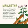 Banyan Botanicals Organic Manjistha  Natural Skin Support & Lymphatic Drainage Supplement  Red Root Blood Cleanse for Clear Complexion  90 Tablets  USDA Organic, Fair Trade view 3