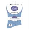 IOMI - 6 Pack Women Thin Non Binding Extra Wide Loose Top Cotton Diabetic Socks (5-9 US, Blue LA7) view 3