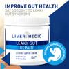Liver Medic Leaky Gut Repair Supplement - Glutamine, Slippery Elm, Quercetin, Licorice Root. Supports IBS, Heartburn, Bloating, Gas, Constipation, SIBO, Energy Levels, Skin, Unflavored Powder, 180g view 2