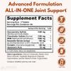 Arazo Nutrition Glucosamine Chondroitin Turmeric Msm Boswellia - Joint Support Supplement for Relief 180 Tablets for Bones, Back, Knees, Hands (180 Tablets) view 2