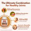 Arazo Nutrition Glucosamine Chondroitin Turmeric Msm Boswellia - Joint Support Supplement for Relief 180 Tablets for Bones, Back, Knees, Hands (180 Tablets) view 3