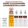 Arazo Nutrition Glucosamine Chondroitin Turmeric Msm Boswellia - Joint Support Supplement for Relief 180 Tablets for Bones, Back, Knees, Hands (180 Tablets) view 4
