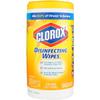 Clorox Disinfecting Wipes Disinfecting Fresh Scent, Lemon Canister 75 Count view 1