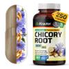BIO KRAUTER Chicory Root for Gut & Digestive Support - Pure Vegan Prebiotics & Fiber Supplement in Capsules 1200 mg per Serving 250 Count - No Fillers, Non-GMO - 62 Days of Supply view 1