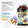 BIO KRAUTER Chicory Root for Gut & Digestive Support - Pure Vegan Prebiotics & Fiber Supplement in Capsules 1200 mg per Serving 250 Count - No Fillers, Non-GMO - 62 Days of Supply view 3