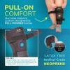 BraceAbility Bariatric Knee Brace for Large Legs - Plus Size Knee Brace with Side Stabilizers for Big Men or Women, Arthritis, Patellar Tendonitis, Obese Chondromalacia Pain, Instability (2XL) view 4