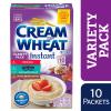 Cream of Wheat Instant Hot Cereal, Three-Flavor Variety Pack, Box of 10 Packets view 4