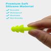 10 Pairs Noise Cancelling Ear Plugs, Premium Soft Silicone, Reusable, Waterproof, Hypoallergenic, Noise Reduction Earplugs for Swimming, Airplanes, Concerts, Shooting, Travelling, Sleeping & Snoring view 3