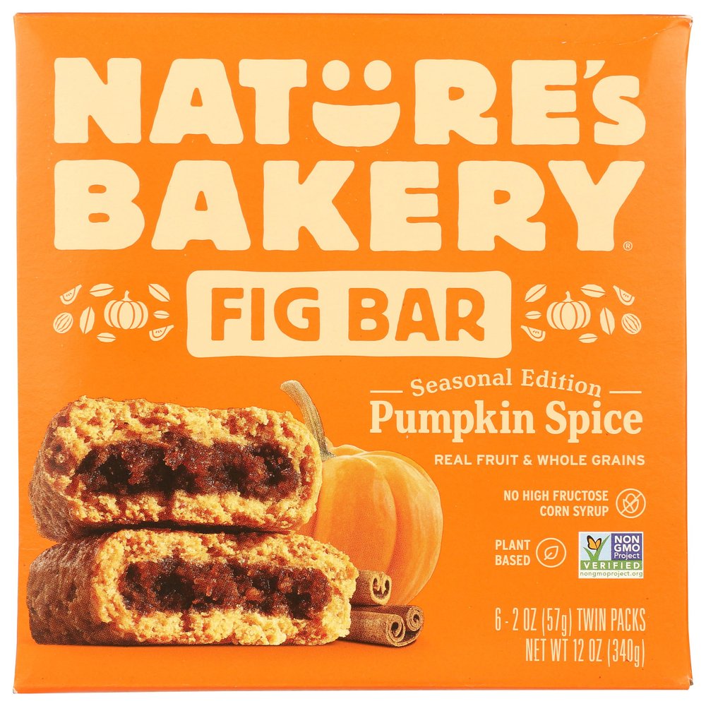 Natures Bakery Fig Bar, Pumpkin Spice