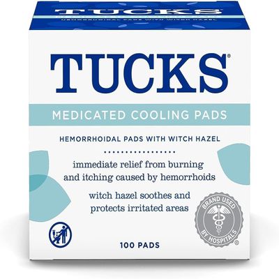 TUCKS Medicated Cooling Pads 100 Each by Tucks