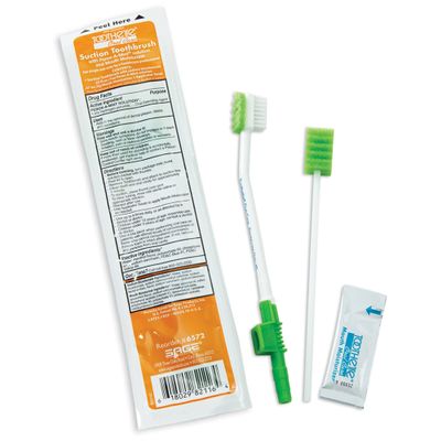 Sage Products Toothette Suction Toothbrush Kit - 6572EA - 1 Each / Each