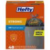 Hefty Strong Extra Large Trash Bags, Black, 33 Gallon, 48 Count view 1