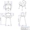 Platinum Health Hip Chair, APEX(tm) Premium, Padded, Height Adjustable, SEAT-Angle Adjustable Hip Chair. Doctor and Rehab Specialist Recommended view 4