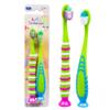 ALL PURE 6 Pack Kids Toothbrush Suction Cup Stand Soft Bristles Toddler Clean Oral Care view 3