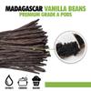 12 Organic Madagascar Vanilla Beans Grade A. Certified USDA Organic 6"-7.5" by FITNCLEAN VANILLA for Chefs, Extract, Baking and Essence. Gourmet Bourbon NON-GMO Whole Pods view 2