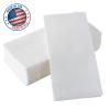 1000-Pack BloominGoods Disposable Bathroom Napkins | Linen-Feel Guest Towels, Made In USA | Cloth-Like Hand Tissue Paper, White, 12" x 17" view 3
