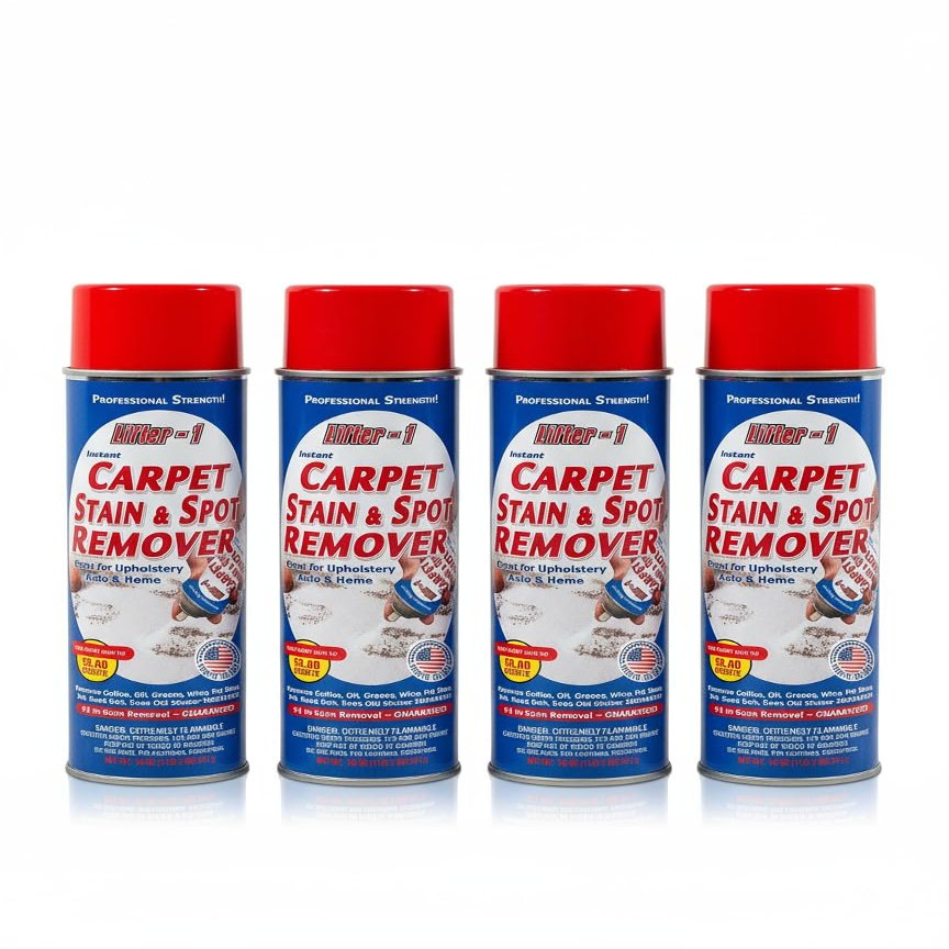 LIFTER-1 Carpet Spot Remover, Stain and Red Wine Remover and Spot Treatment for Oil, Grease, Urine, Cleaning Performance for Rugs, Upholstery, Fabrics. 18 Fl oz Pack of 1 (72 Fl Oz (Pack of 4))