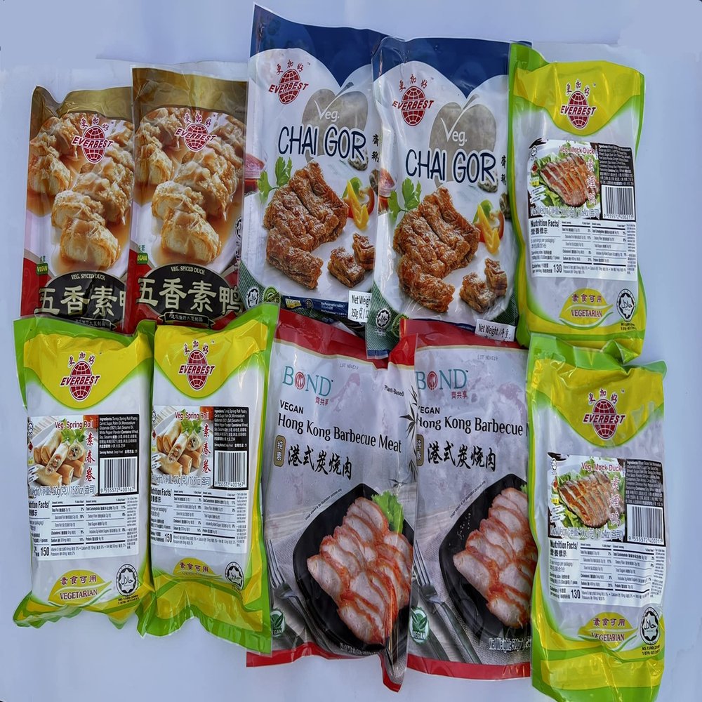 Everbest VEGAN Variety Pack 10 bags NON-GMO, Plant Based Proteins