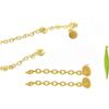 4 Pcs New Golden Traction Chain Button Chain Dental Orthodontics Materials view 1