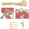 4 Pcs New Golden Traction Chain Button Chain Dental Orthodontics Materials view 2