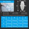UMTEC Waterproof PICC line Protector Bandage Cover for Chemotherapy Shower, Elbow Middle Arm Cast Sleeve, (M) view 2