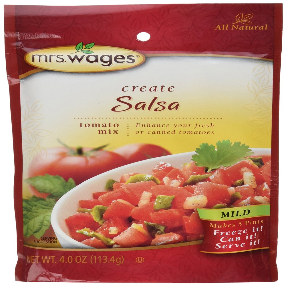 Mrs Wages Mild Salsa Mix-6 packages, 4oz each
