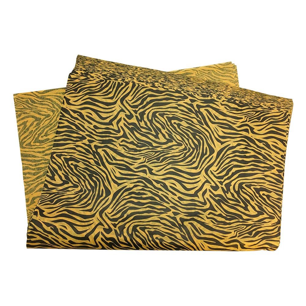 240 Pc 20'' x 30'' Tiger Skin Animal Pattern Print Tissue Paper Gift Wrapping Tissues