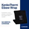 Nikken KenkoTherm - Elbow Wrap Large 1833 - Golf, Tennis, Gym Support Band for Men and Women - Contoured Fit, Sports and Hand Washable view 2