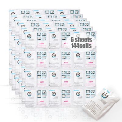 Shipping Cold Packs Dry Ice for Shipping Frozen Food, Flexible Cold Ice Pack Sheets for Coolers, Long Lasting Freezer Ice Packs 14'' X 13'' 144Cells
