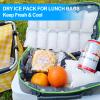 Shipping Cold Packs Dry Ice for Shipping Frozen Food, Flexible Cold Ice Pack Sheets for Coolers, Long Lasting Freezer Ice Packs 14'' X 13'' 144Cells view 4