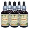 Anamu (Petiveria Alliacea) Tincture, Dried Herb Liquid Extract (Brand Name: HerbalTerra, Proudly Made in USA) 5x2 fl.oz (5x60 ml) view 1