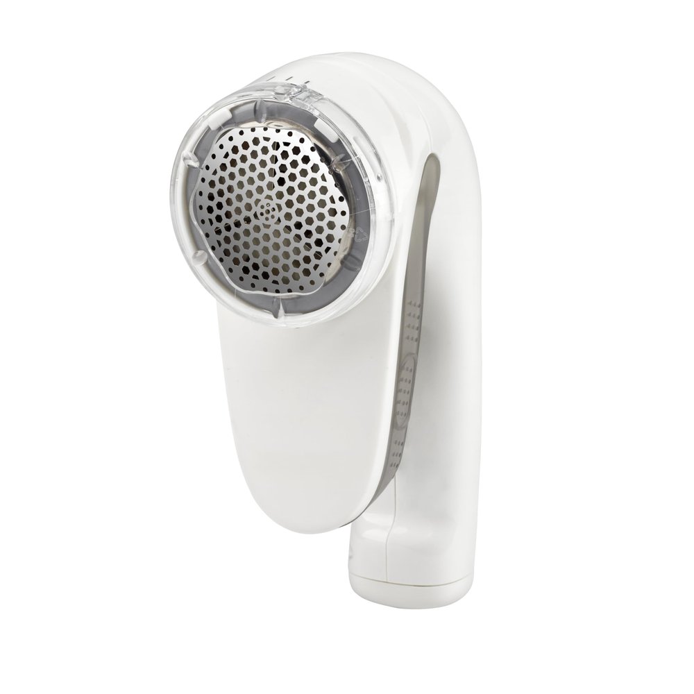Conair Fabric Shaver and Lint Remover, Rechargeable Portable Clothes Shaver with 3 Settings, Fuzz Remover for Sweaters, Clothing, and Furniture, Large 2-Inch Shaving Head, White