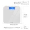 Innotech Digital Bathroom Scale with Easy-to-Read Backlit LCD (White) view 2