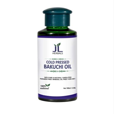 JL Herbals Bakuchi Oil 100ml (3.5 fl.oz) | Babchi | Psoralea corylifolia | 100% Pure & Undiluted | Cold Pressed | for External USE ONLY | USE After Dilution