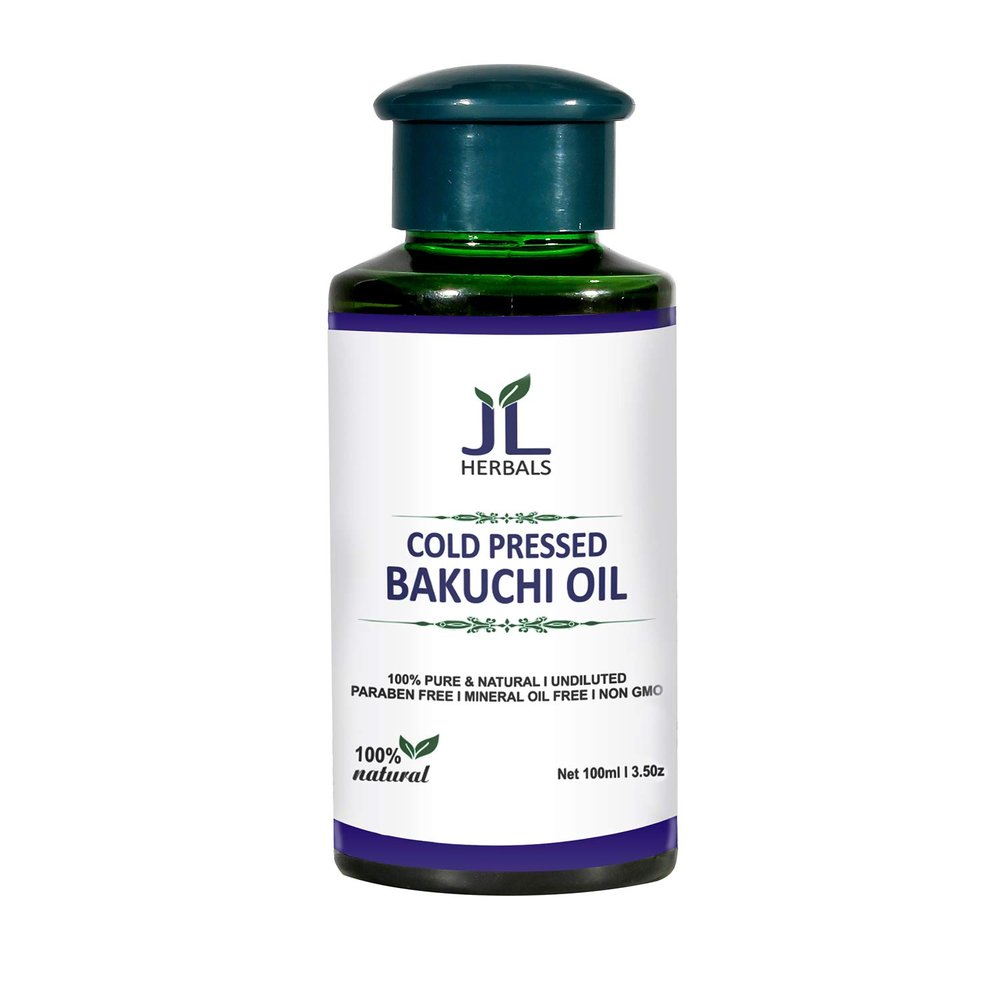 JL Herbals Bakuchi Oil 100ml (3.5 fl.oz) | Babchi | Psoralea corylifolia | 100% Pure & Undiluted | Cold Pressed | for External USE ONLY | USE After Dilution