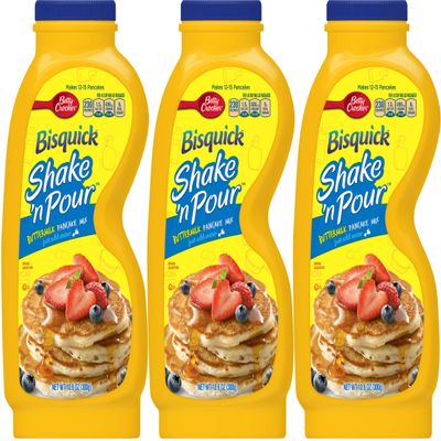 Bisquick Shake 'n Pour Buttermilk Pancake Mix (Pack of 3) 10.6 oz Bottles