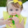 Baby Banana - Corn Cob Toothbrush, Training Teether Tooth Brush for Infant, Baby, and Toddler, Made in USA, Butter-Soft Bristles,Bendable Food Grade Silicone, Family-Owned Buisness Since 2009 view 2