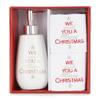 Avanti 3-pc. we wish you a Merry Christmas Lotion Dispenser Bath Gift Set view 1